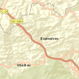 Viladrau Street Map