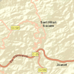 Sant Hilari Sacalm Street Map