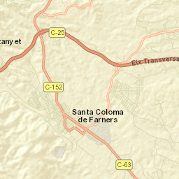 Santa Coloma de Farners Street Map