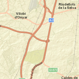 Riudellots de la Selva Street Map