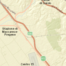 Maccarese Street Map