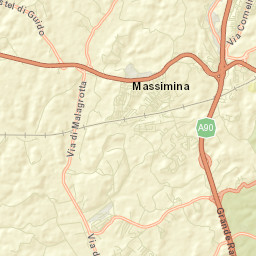 Ponte Galeria-La Pisana Street Map