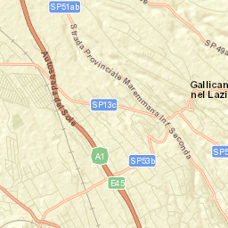 Zagarolo Street Map