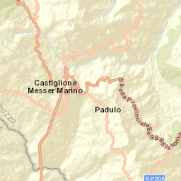 Castiglione Messer Marino Street Map