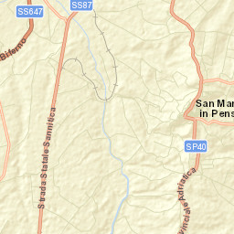 San Martino in Pensilis Street Map