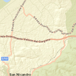 Sannicandro Garganico Street Map