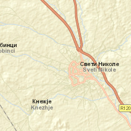 Sveti Nikole Street Map
