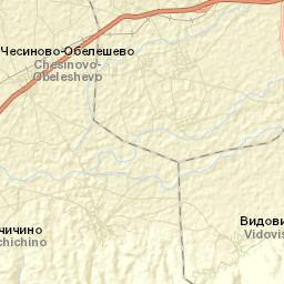 Oblesevo Street Map
