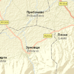 Zrnovci Street Map