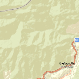 Borjomi Street Map