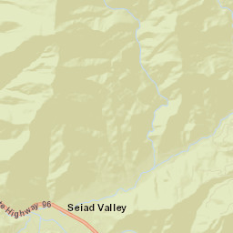 Seiad Valley California Street Map