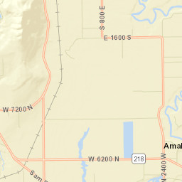 8441-8551 North 2400 West, Amalga, UT Street Map