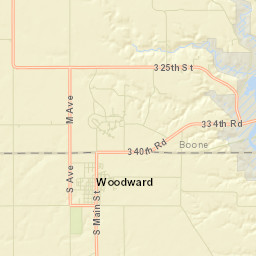 Woodward Street Map