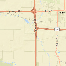 De Witt Street Map