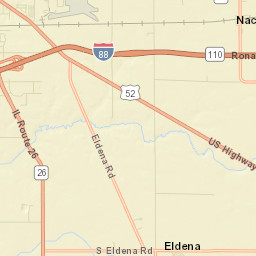 Ronald Reagan Memorial Tollway, Dixon, IL Street Map