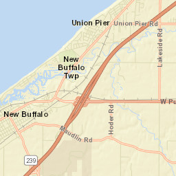 New Buffalo Street Map