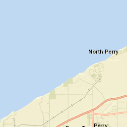 North Perry Ohio Street Map