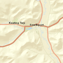 Smethport Street Map