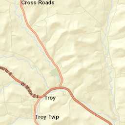 Troy Street Map