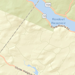 Ulster Heights New York Street Map