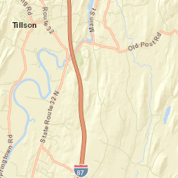 Springtown New York Street Map