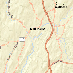 Washington Hollow New York Street Map