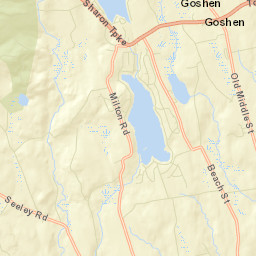 West Goshen Connecticut Street Map
