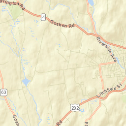 West Torrington Connecticut Street Map