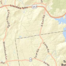 Nepaug Connecticut Street Map