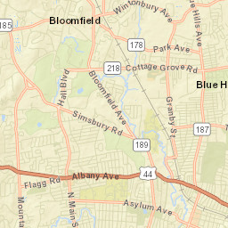 Whitings Corner Connecticut Street Map