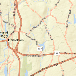 South Killingly Connecticut Street Map