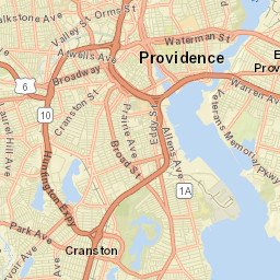 Cranston Street Map