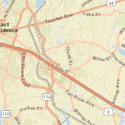 Seekonk Street Map