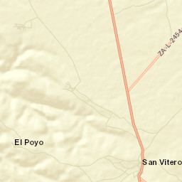 San Vitero Street Map