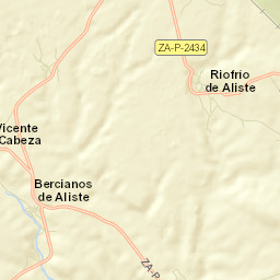 Ríofrío de Aliste Street Map