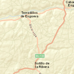 Cabañes de Esgueva Street Map
