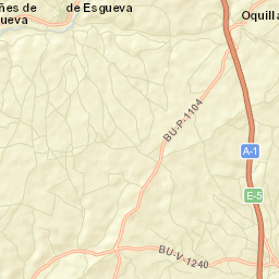 Oquillas Street Map