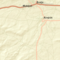 Ainzón Street Map