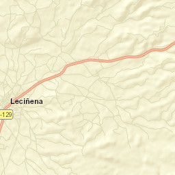 Leciñena Street Map