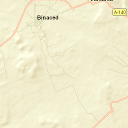 Binaced Street Map