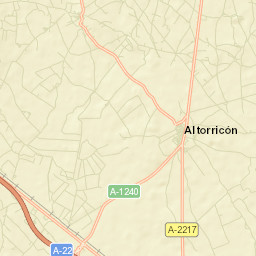 el Torricó / Altorricon Street Map