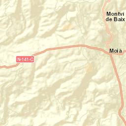 Moià Street Map