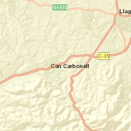 Llagostera Street Map