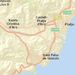 Sant Feliu de Guíxols Street Map