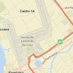 Parco Leonardo Street Map
