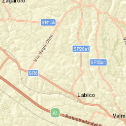 Colle Spina Street Map