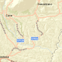 Genazzano Street Map