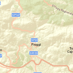 Fiuggi Street Map