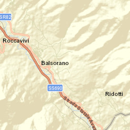 Roccavivi Street Map