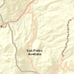 San Pietro Avellana Street Map
